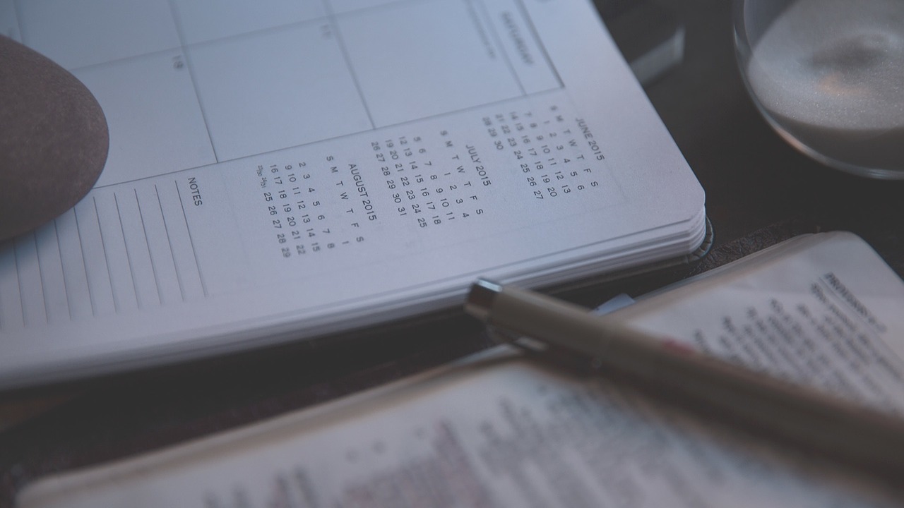 agenda pour noter les prochains concerts